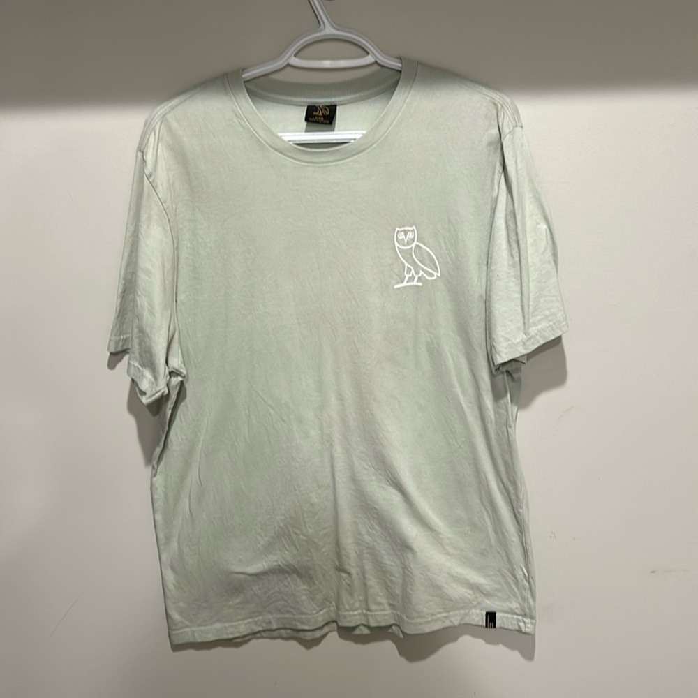 Ovo shirt, size large, colour is mint